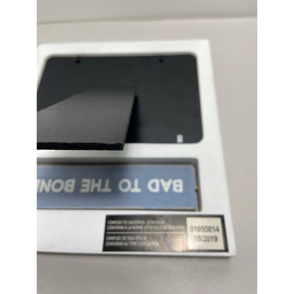 Pinnacle Holds 4 X 6 Cat Photo Frame Wooden with Turning Sign Bad to the Bone - Picture 5 of 5